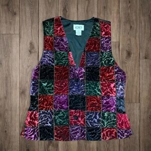 Koret Women's Multicolor Patchwork Vest